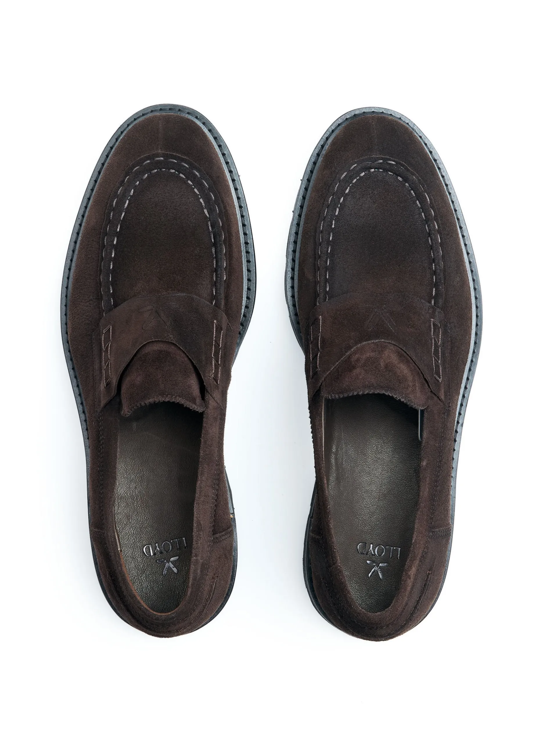 Lloyd Herren Slipper - SELECT 240 in braun - 0 cm Absatz