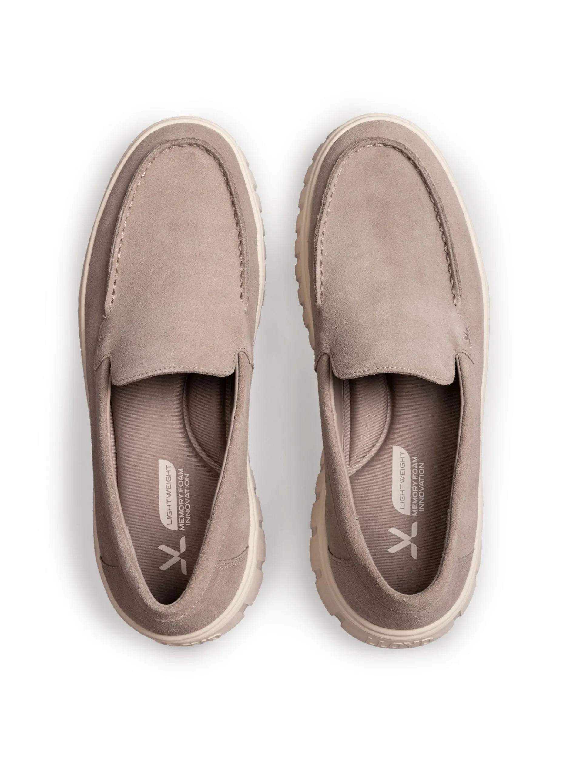 Lloyd Herren Slipper - TORO FLEX in grau - 0 cm Absatz