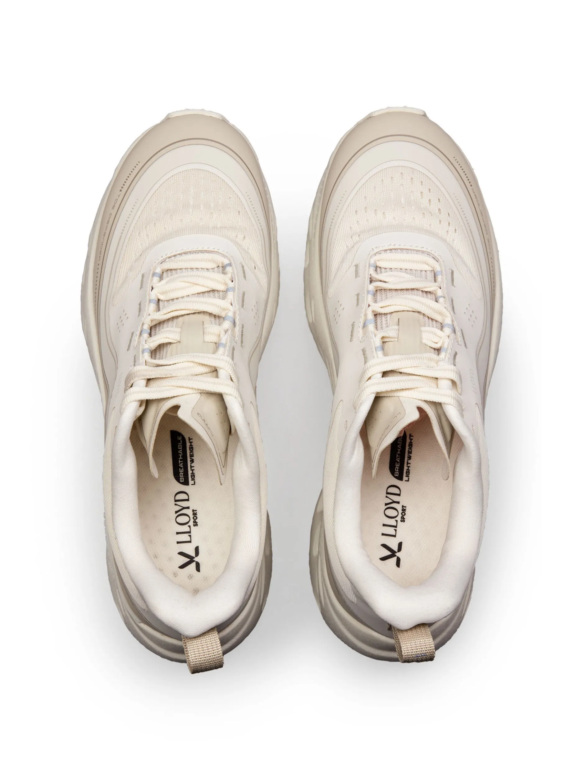 Lloyd Herren Sneaker - DASH X in beige - 0 cm Absatz