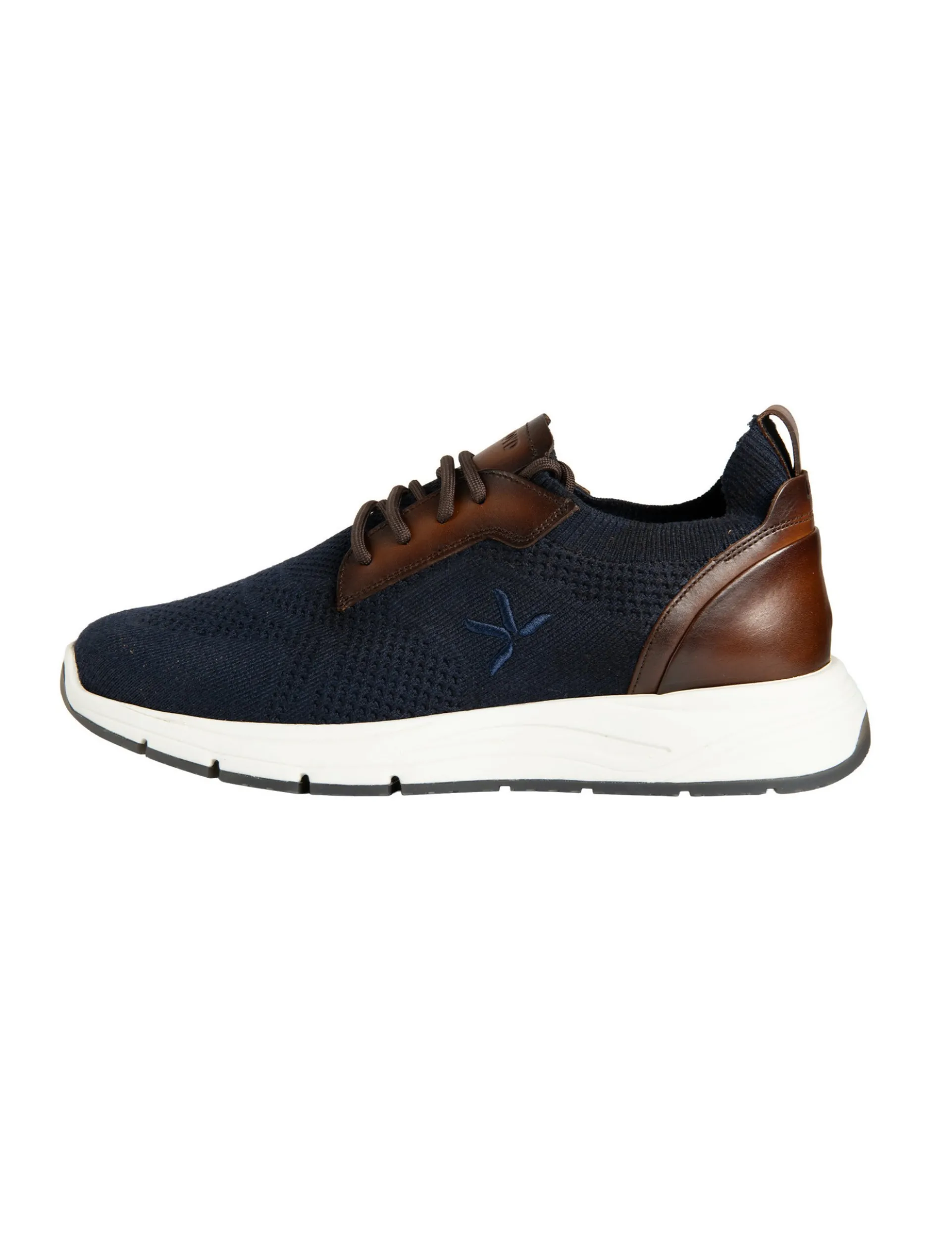 Lloyd Herren Sneaker - ECHO in blau braun - 0 cm Absatz