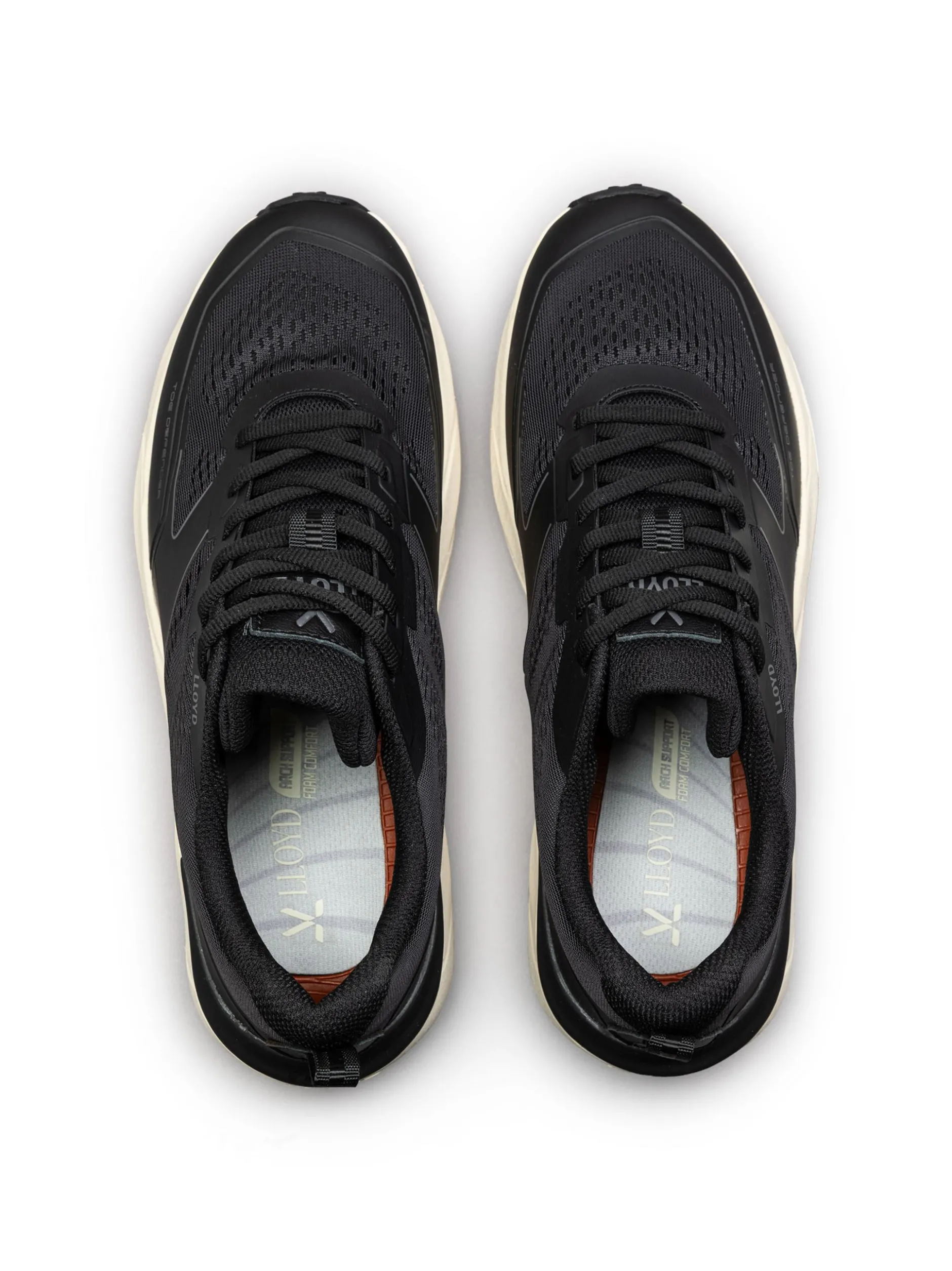 Lloyd Herren Sneaker - LOOM in schwarz - 0 cm Absatz