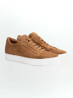 Lloyd Herren Sneaker - METRO in cognac - 0 cm Absatz