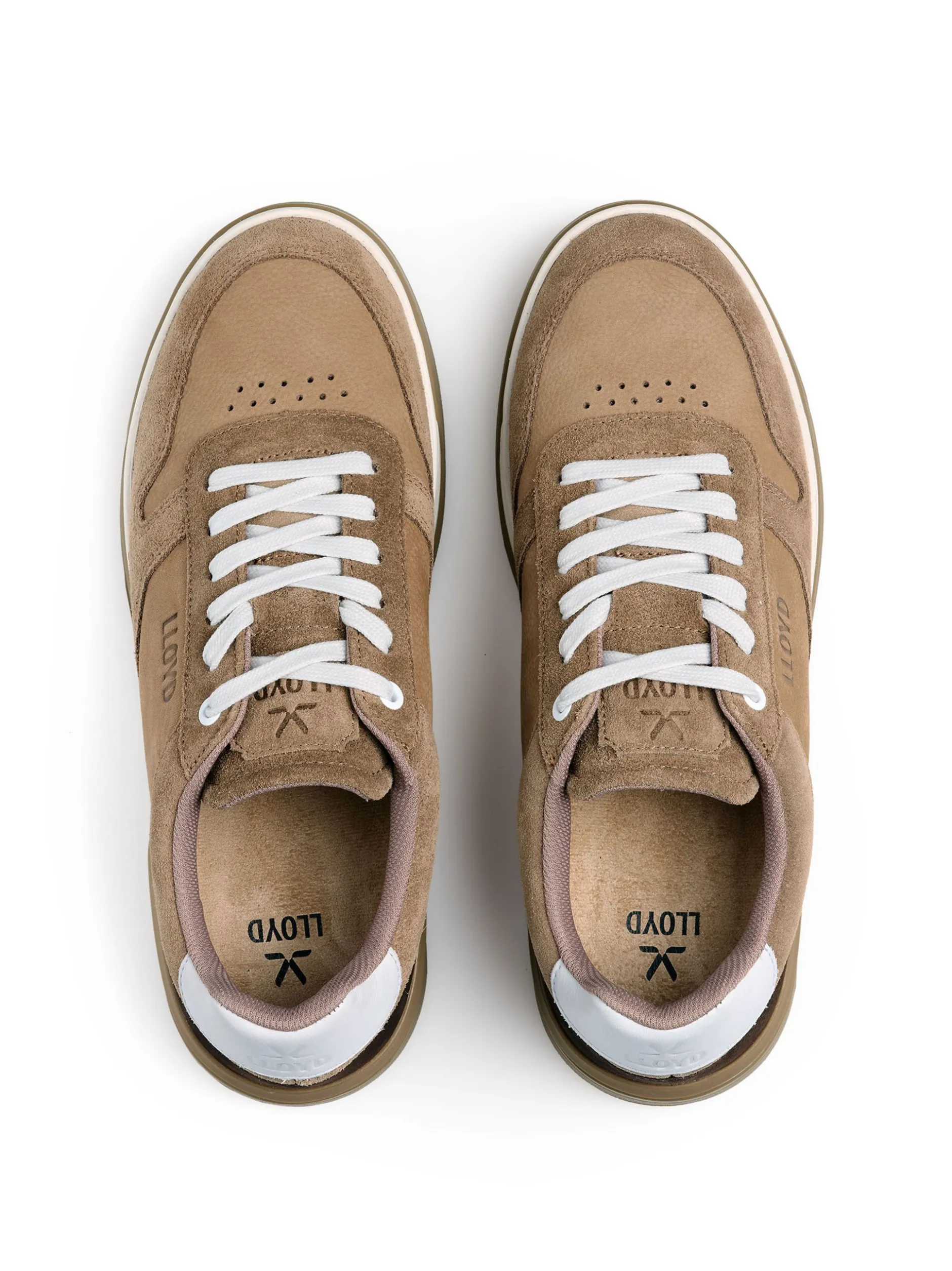 Lloyd Herren Sneaker - STAGE in beige - 0 cm Absatz