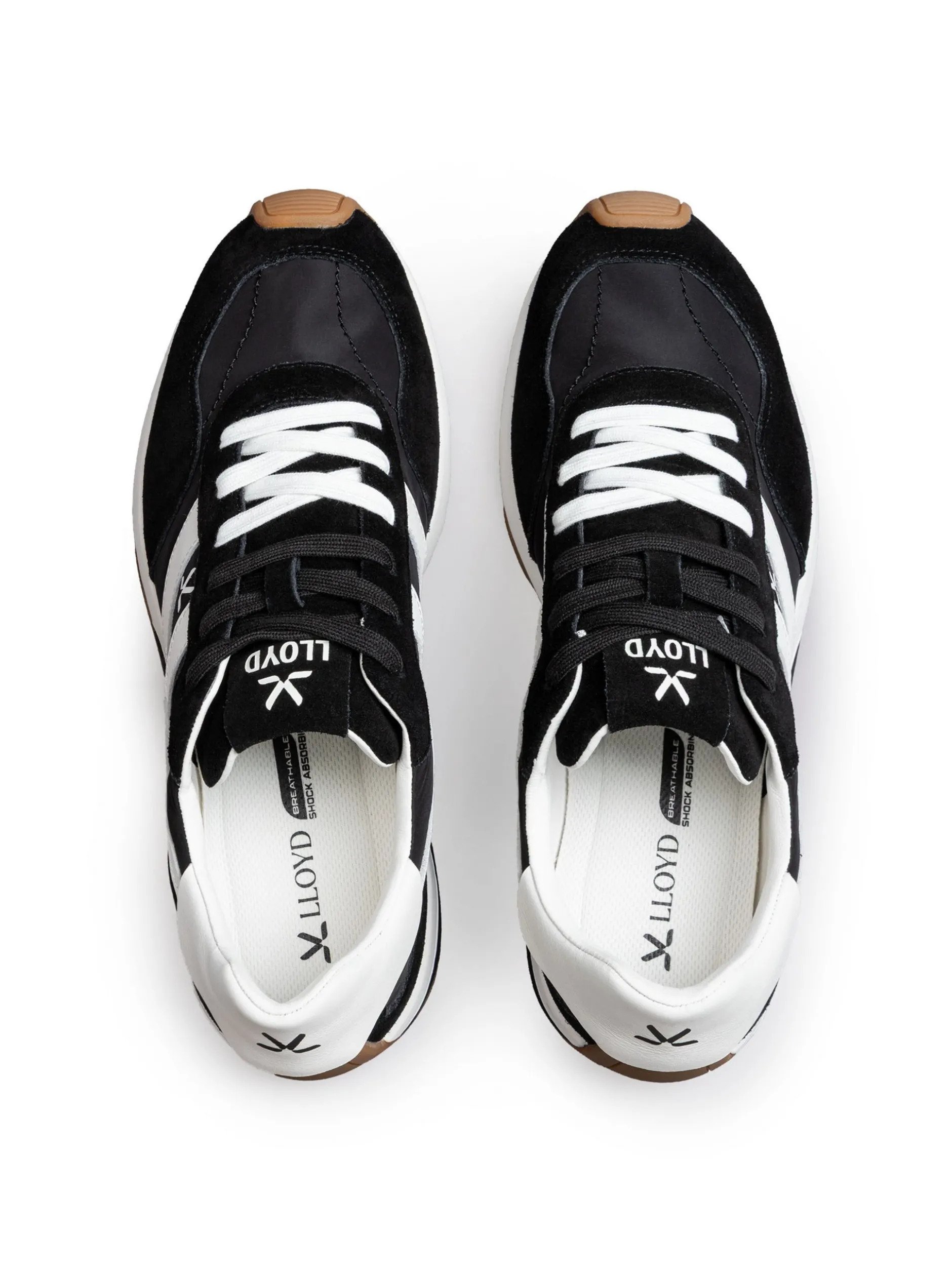 Lloyd Herren Sneaker - STRADO in schwarz weiß