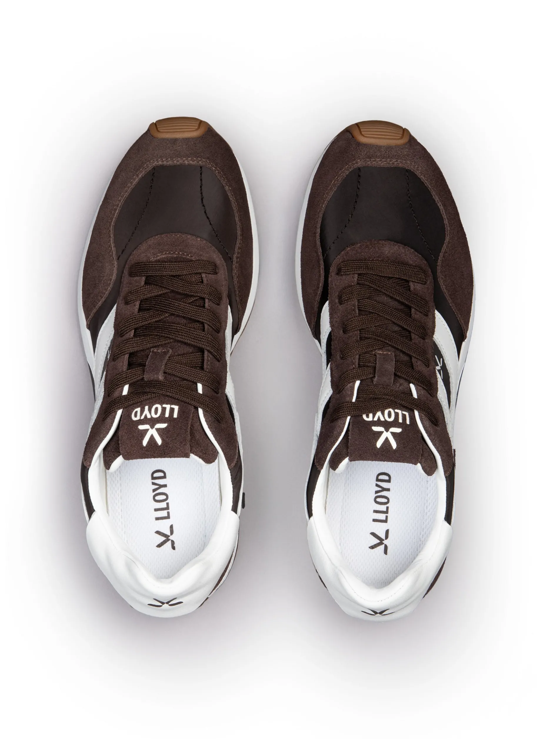Lloyd Herren Sneaker - STRADO in cognac weiß