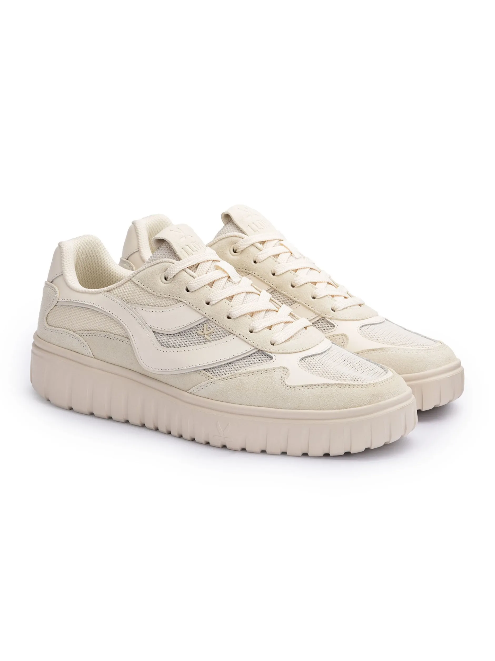 Lloyd Herren Sneaker - TORO WAVE in weiß - 0 cm Absatz