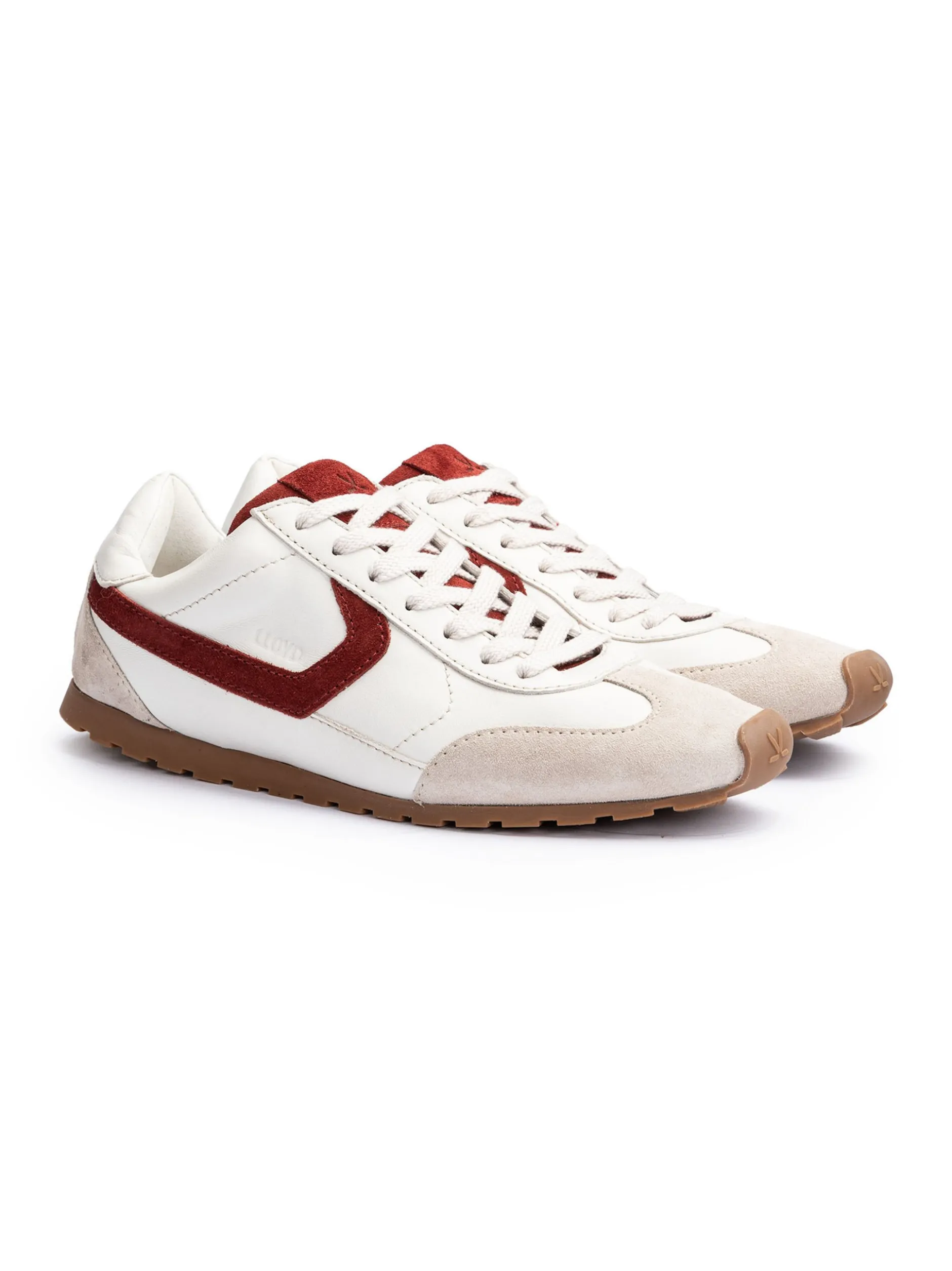 Lloyd Herren Sneaker - VELOCITY M in weiß rot
