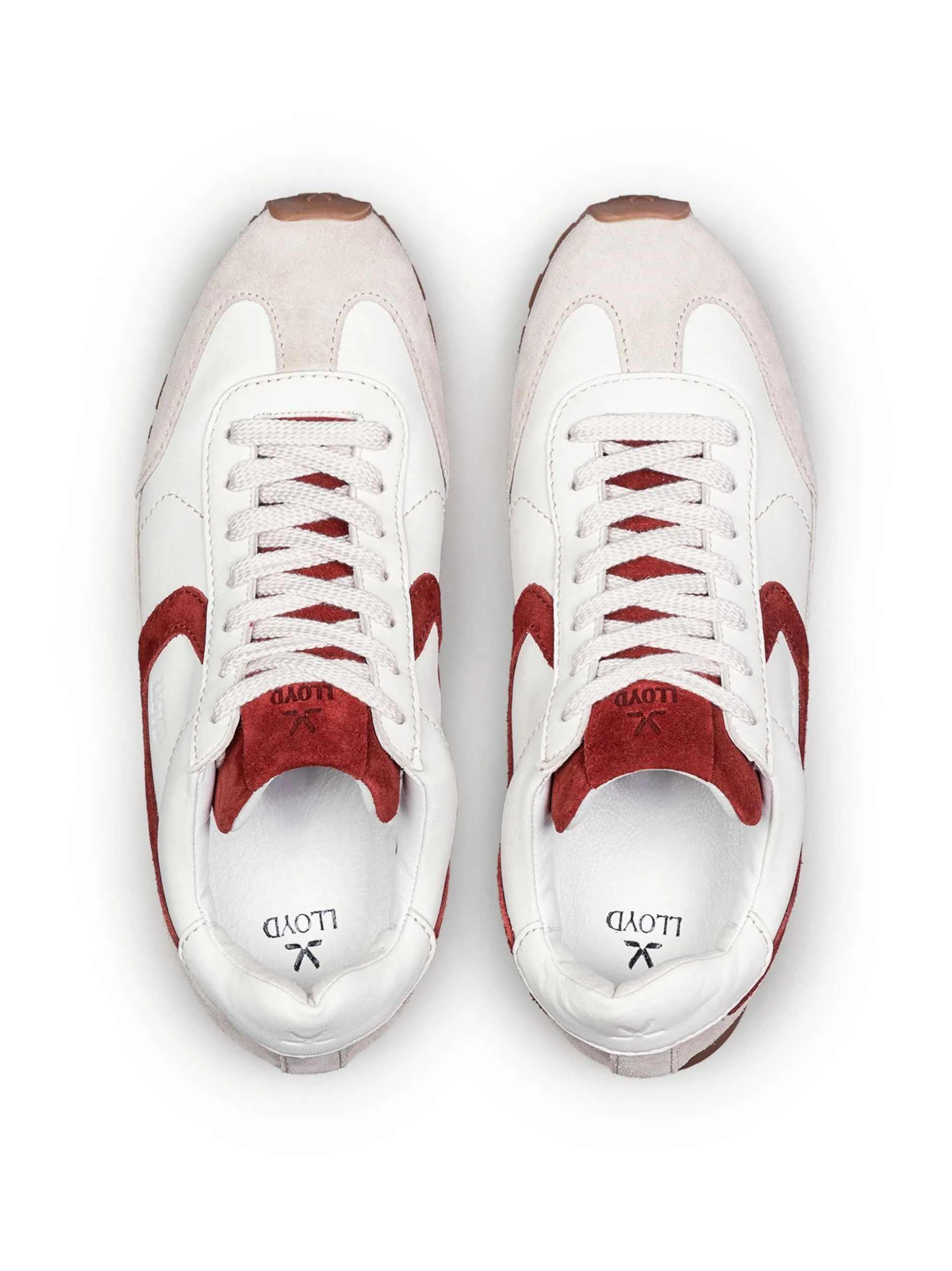 Lloyd Herren Sneaker - VELOCITY M in weiß rot