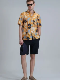Lufian Herren Bermuda & Short - Peler in blau
