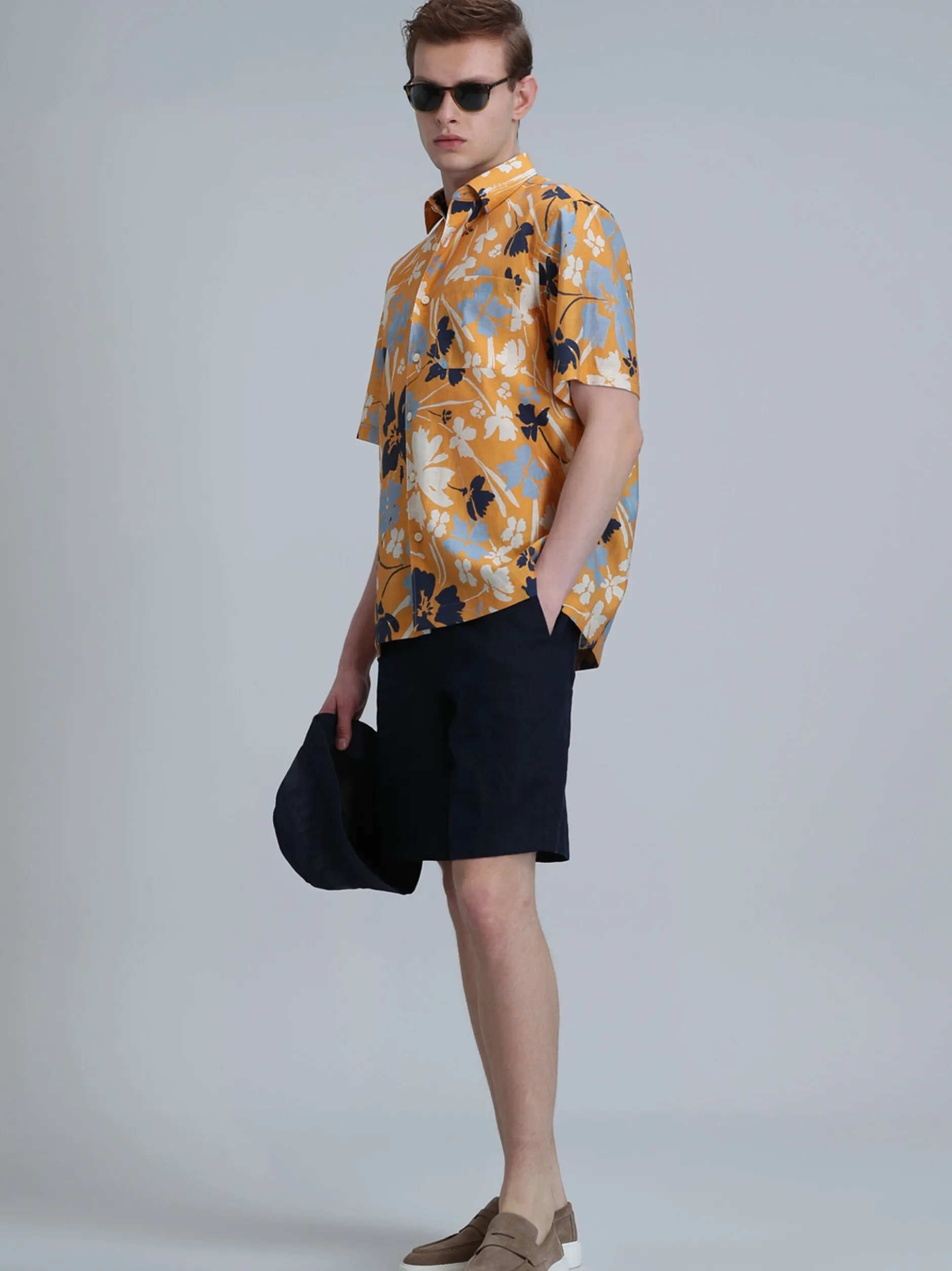 Lufian Herren Bermuda & Short - Peler in blau
