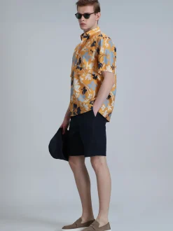 Lufian Herren Bermuda & Short - Peler in blau