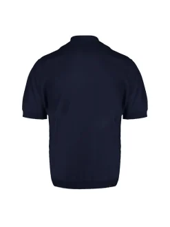 Lufian Herren Poloshirt - DEREK in blau - Ärmel: kurzarm