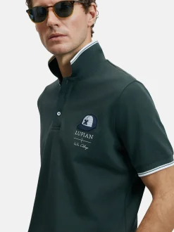 Lufian Herren Poloshirt - SANDOR in khaki