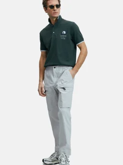 Lufian Herren Poloshirt - SANDOR in khaki