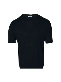 Lufian Herren Shirt - SPEAR in blau - Ärmel: kurzarm