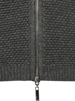 Lund Damen Strickjacke in grau - Ärmel: langarm
