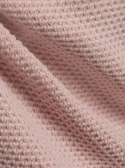 Lund Damen Strickjacke in rosa - Ausschnitt: Rundhals