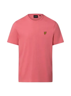 Lyle & Scott Herren T-Shirt in rosa - Ärmel: kurzarm