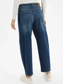 MAC Damen Barrel Fit Jeans - Danni in dark stone