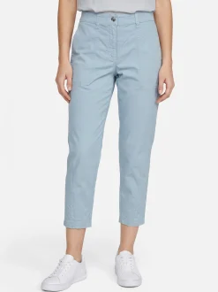 MAC Damen Chino - Ebby in hellblau - Länge: verkürzt