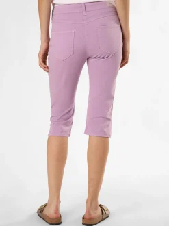 MAC Damen Hose - Capri in flieder - Länge: knielang