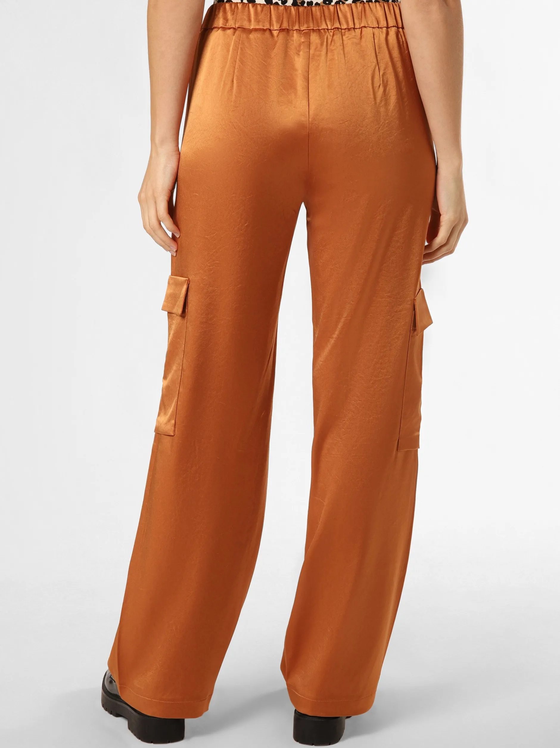 MAC Damen Hose - Chiara Cargo in Messing - Länge: lang