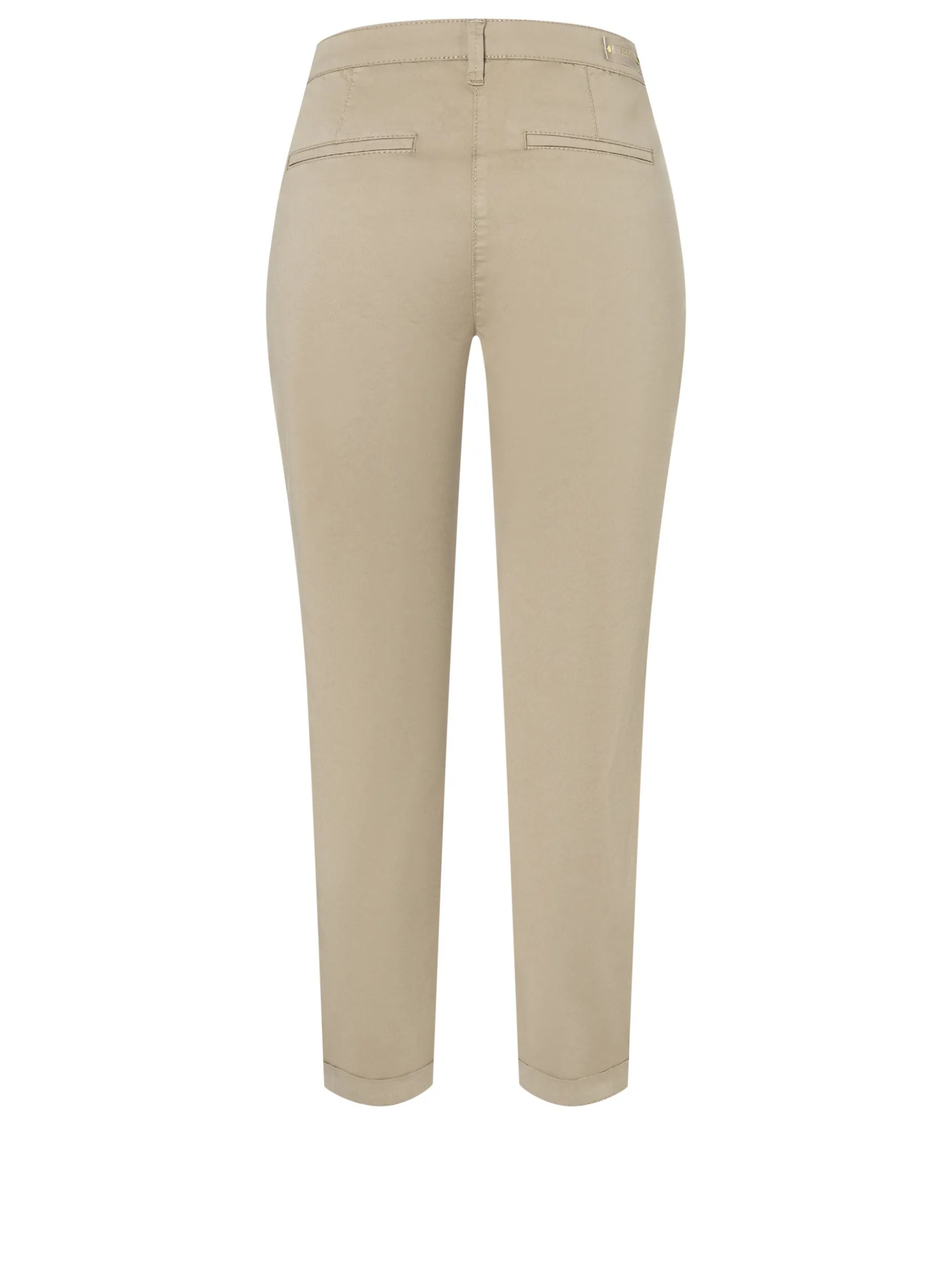 MAC Damen Hose - Chino in camel - Länge: verkürzt