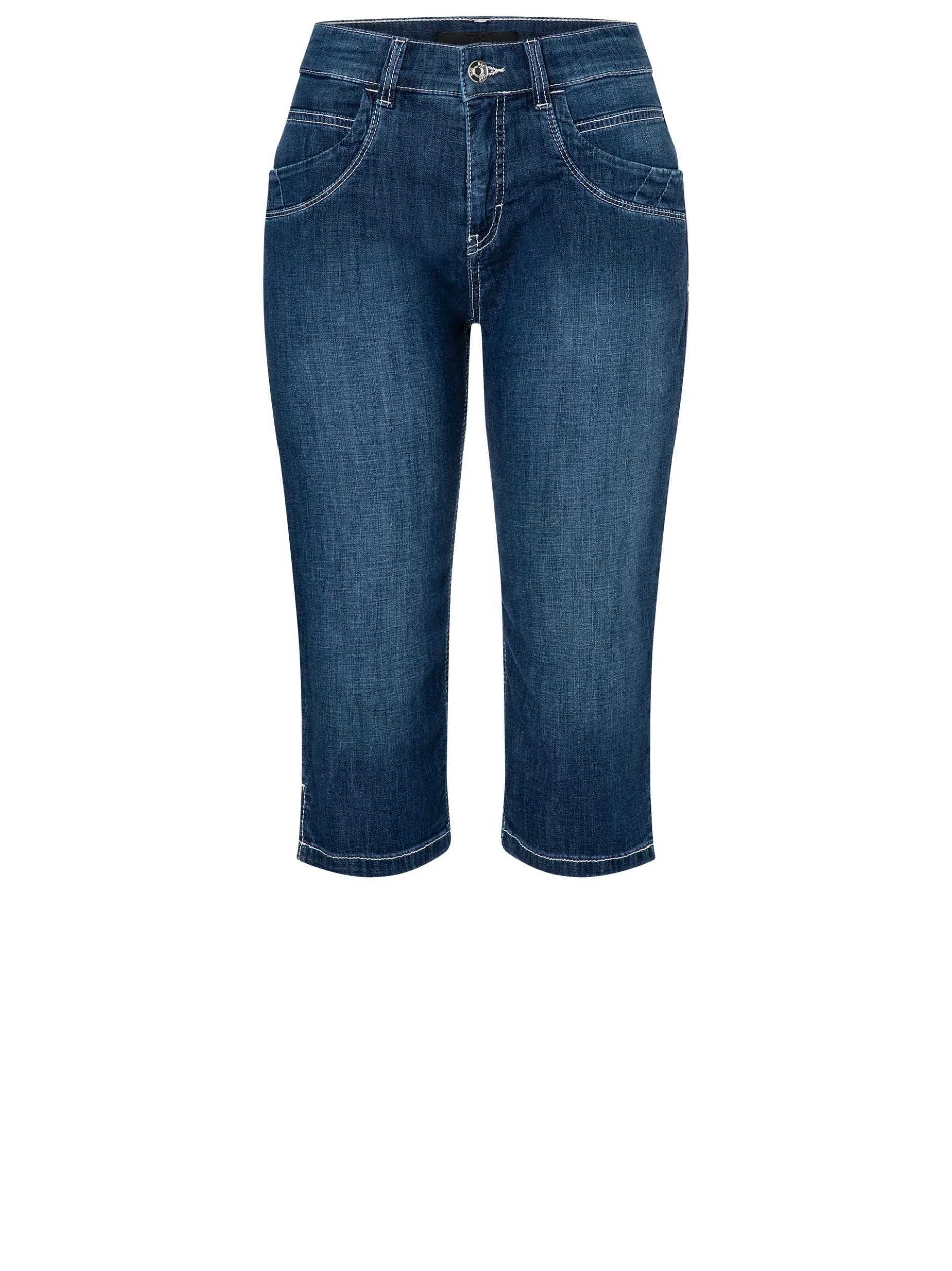 MAC Damen Jeans-Bermuda - Jane in denim - Länge: mittel