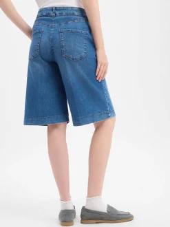 MAC Damen Jeans-Bermuda - Wendy in medium stone