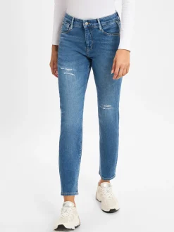 MAC Damen Jeans - California in denim - Länge: lang