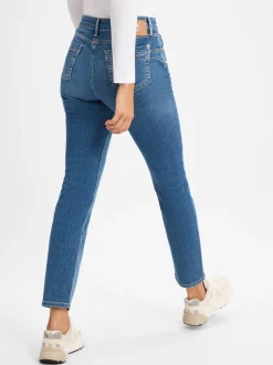 MAC Damen Jeans - California in denim - Länge: lang