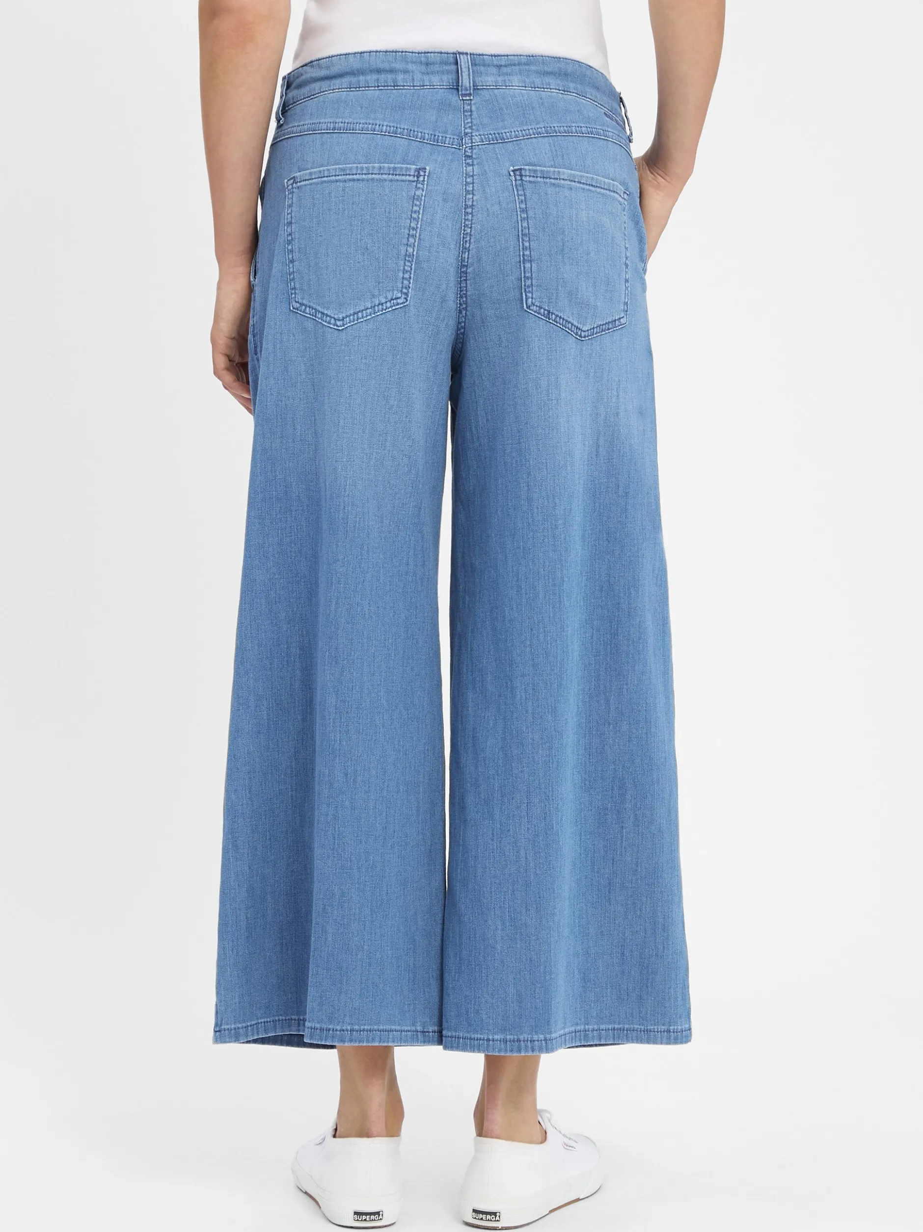 MAC Damen Jeans - Charly Chino in blue stone