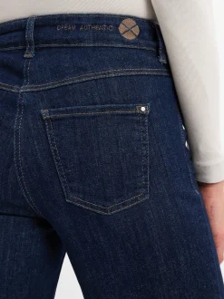 MAC Damen Jeans - Dream Wide in rinsed - Länge: lang