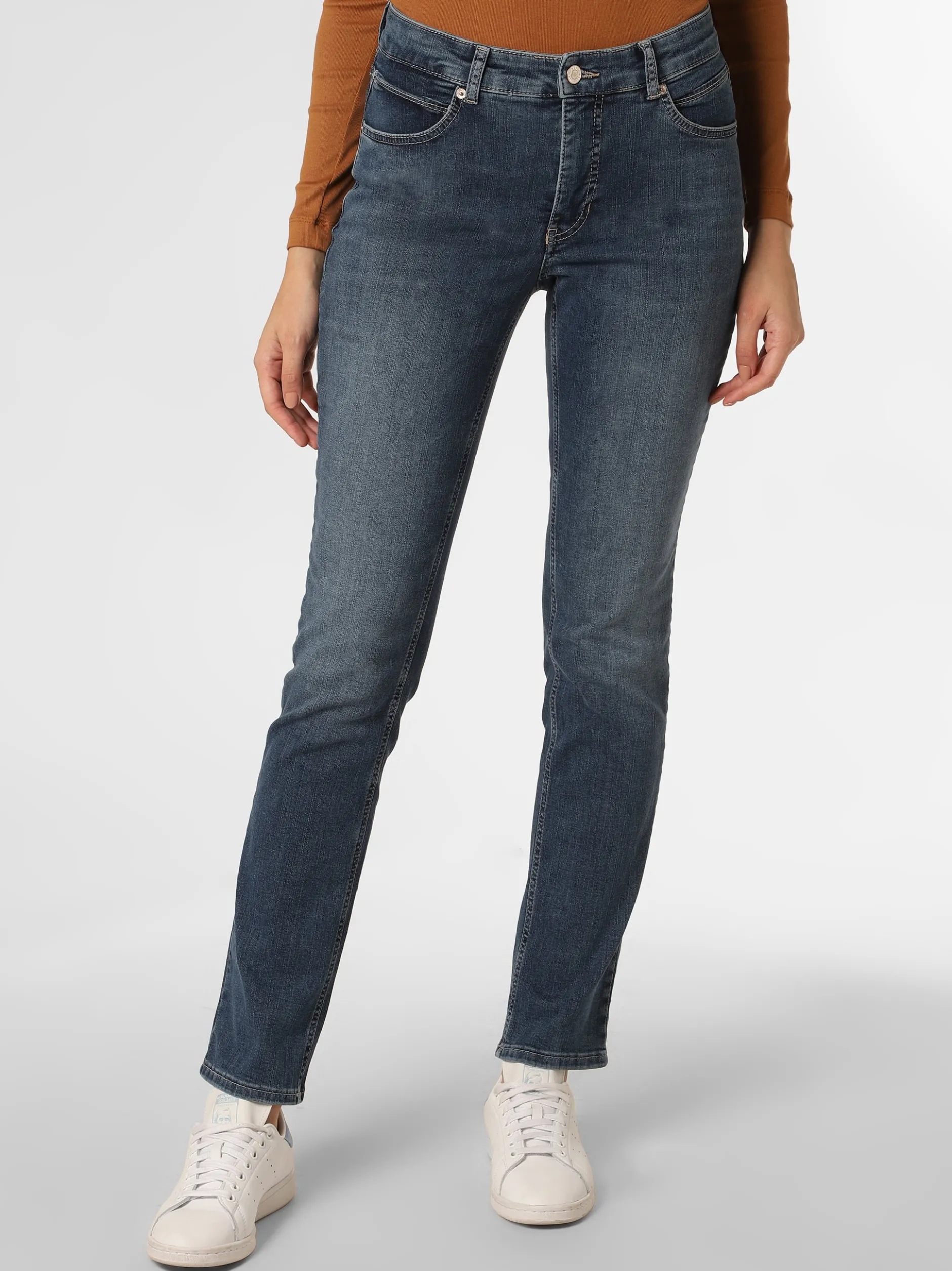 MAC Damen Jeans - Melanie in medium stone