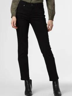 MAC Damen Jeans - Melanie in schwarz - Länge: lang