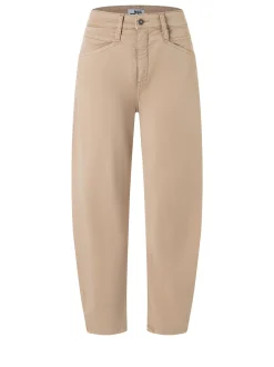 MAC Damen Stoffhose - Bora in beige - Länge: lang