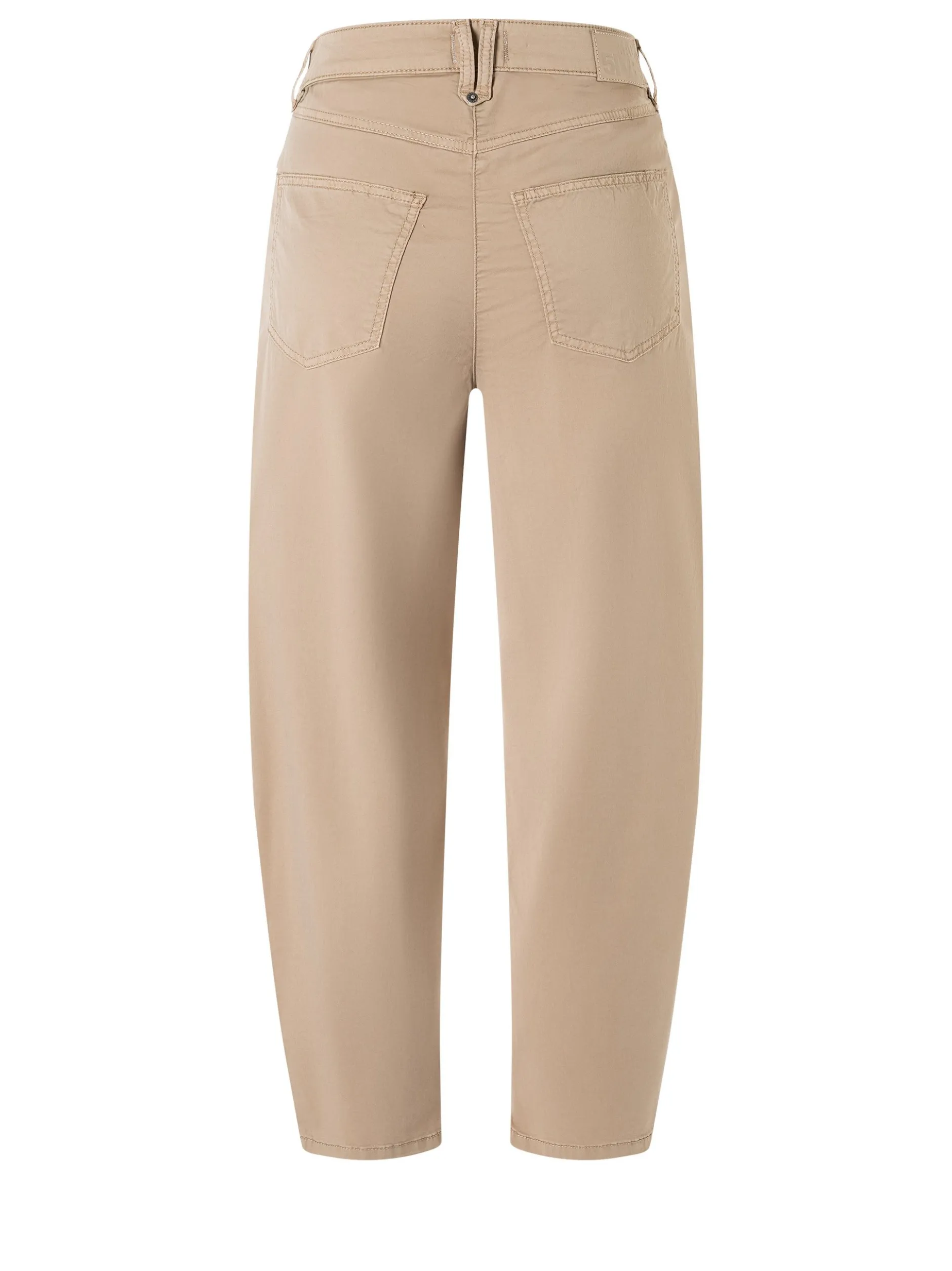 MAC Damen Stoffhose - Bora in beige - Länge: lang