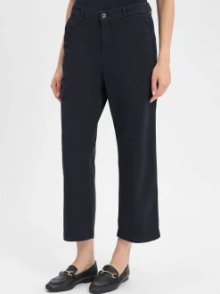 MAC Damen Stoffhose in marine - Länge: mittel