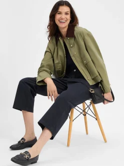 MAC Damen Stoffhose in marine - Länge: mittel