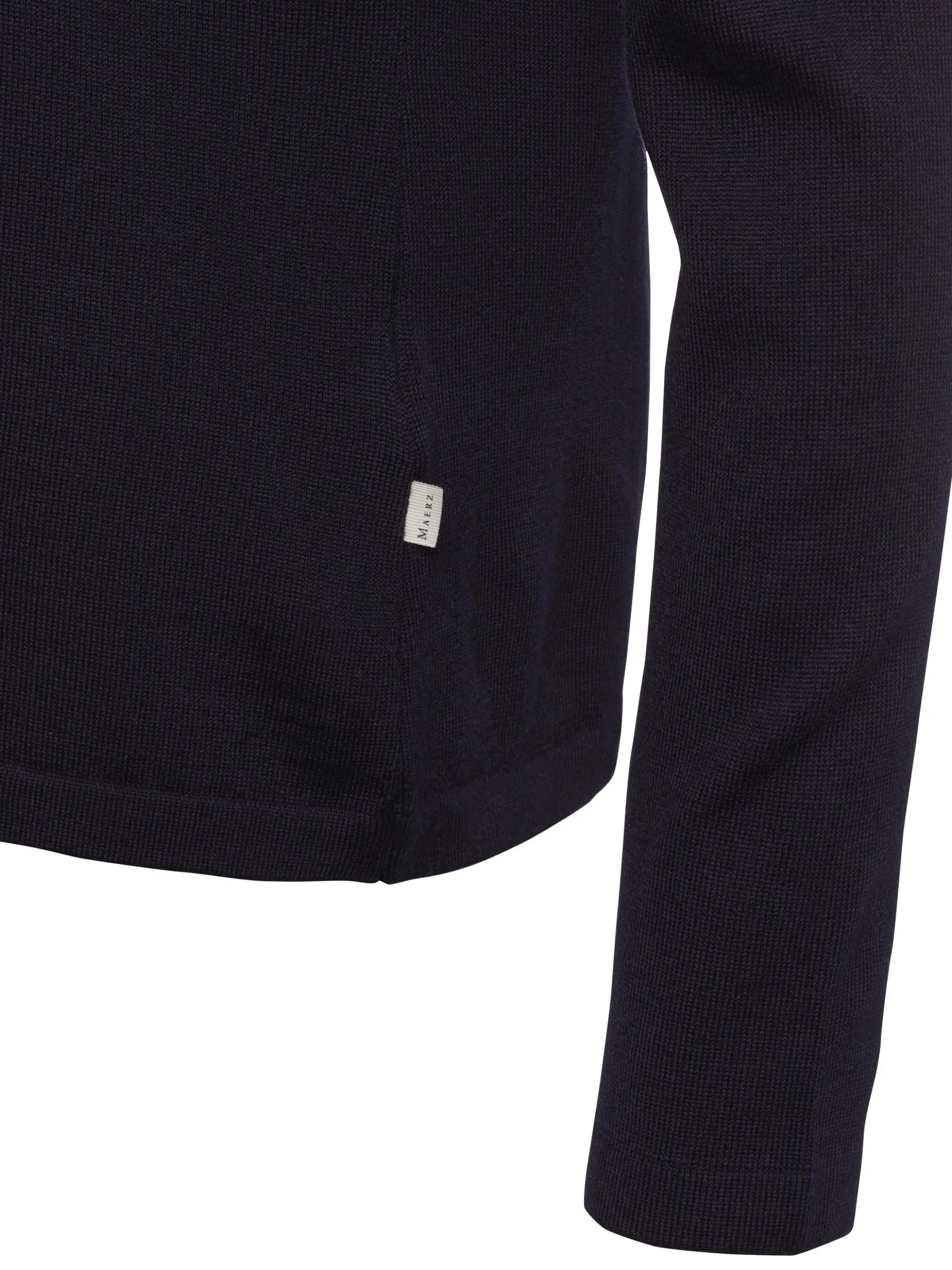 MAERZ Damen Strickpullover aus Schurwolle in marine