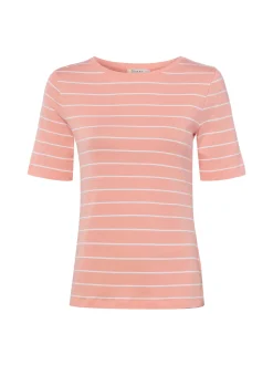 MAERZ Damen T-Shirt in aprikot weiß - Ärmel: kurzarm