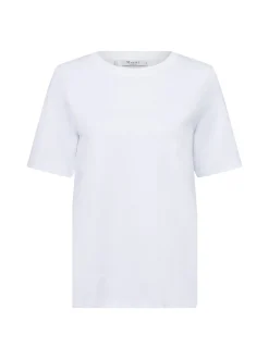 MAERZ Damen T-Shirt in weiß - Ausschnitt: Rundhals