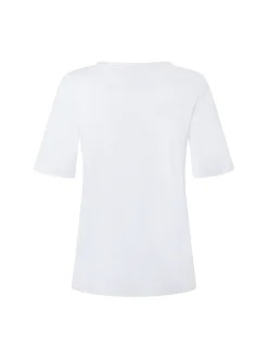 MAERZ Damen T-Shirt in weiß - Ausschnitt: V-Ausschnitt