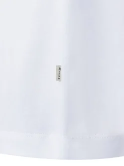 MAERZ Damen T-Shirt in weiß - Ausschnitt: V-Ausschnitt