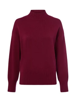MAERZ Damen Wollpullover in bordeaux - Ärmel: langarm