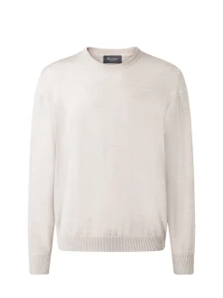 MAERZ Herren Strickpullover aus Schurwolle in kitt