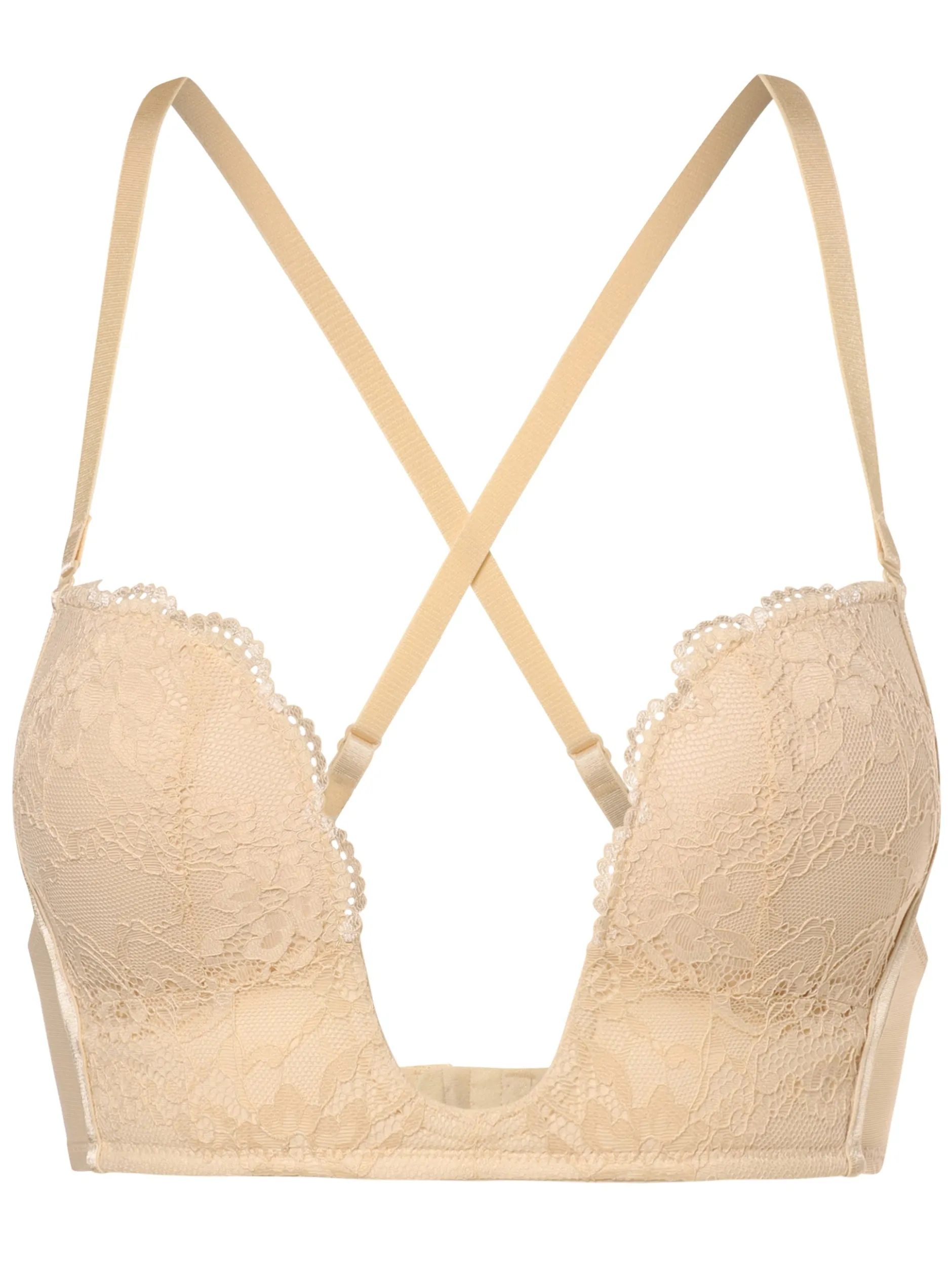 MAGIC Bodyfashion Damen V-Bra Lace in sand