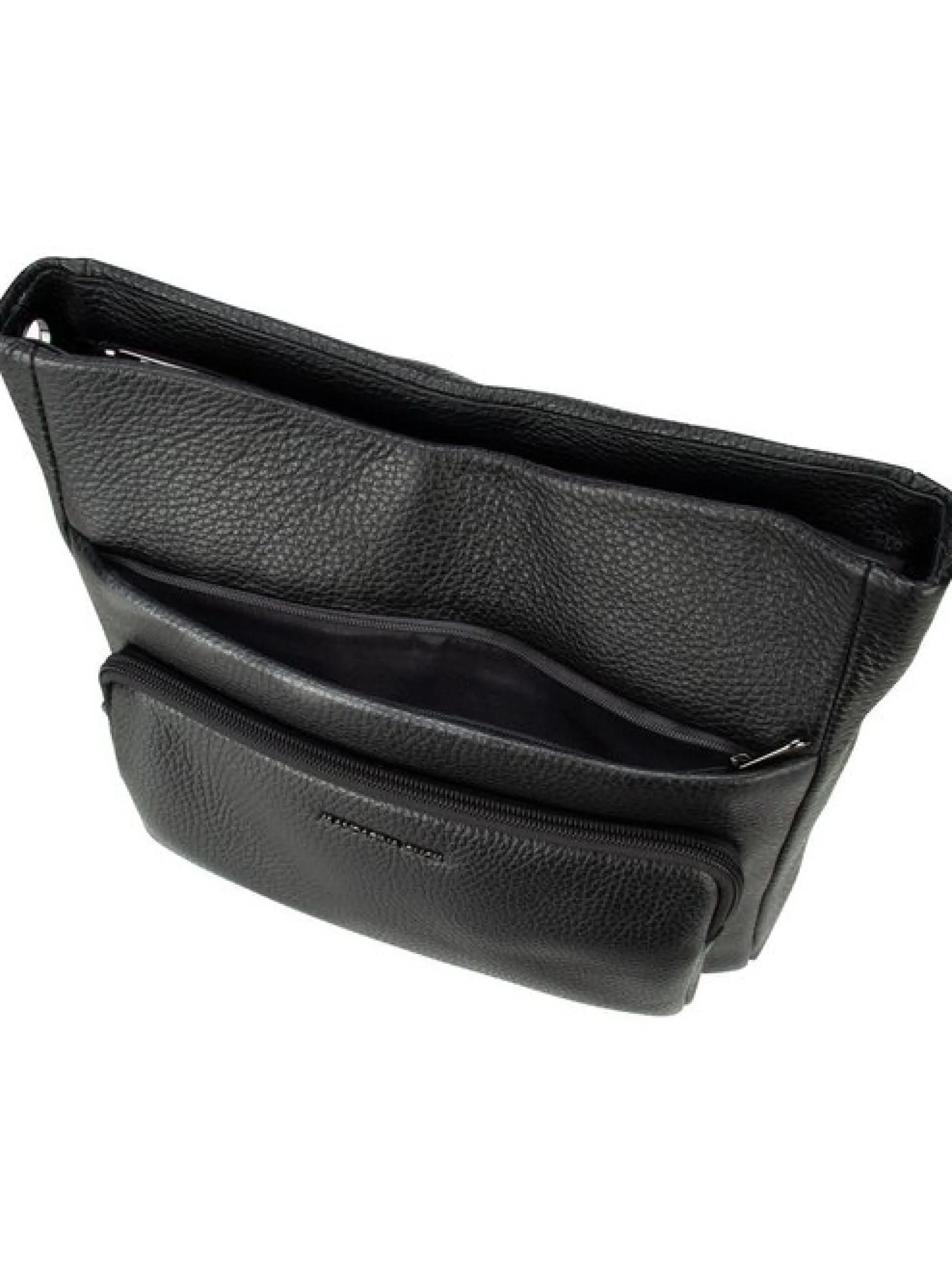 Mandarina Duck Damen Bodybag - Mellow Leder in schwarz
