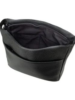 Mandarina Duck Damen Bodybag - Mellow Leder in schwarz