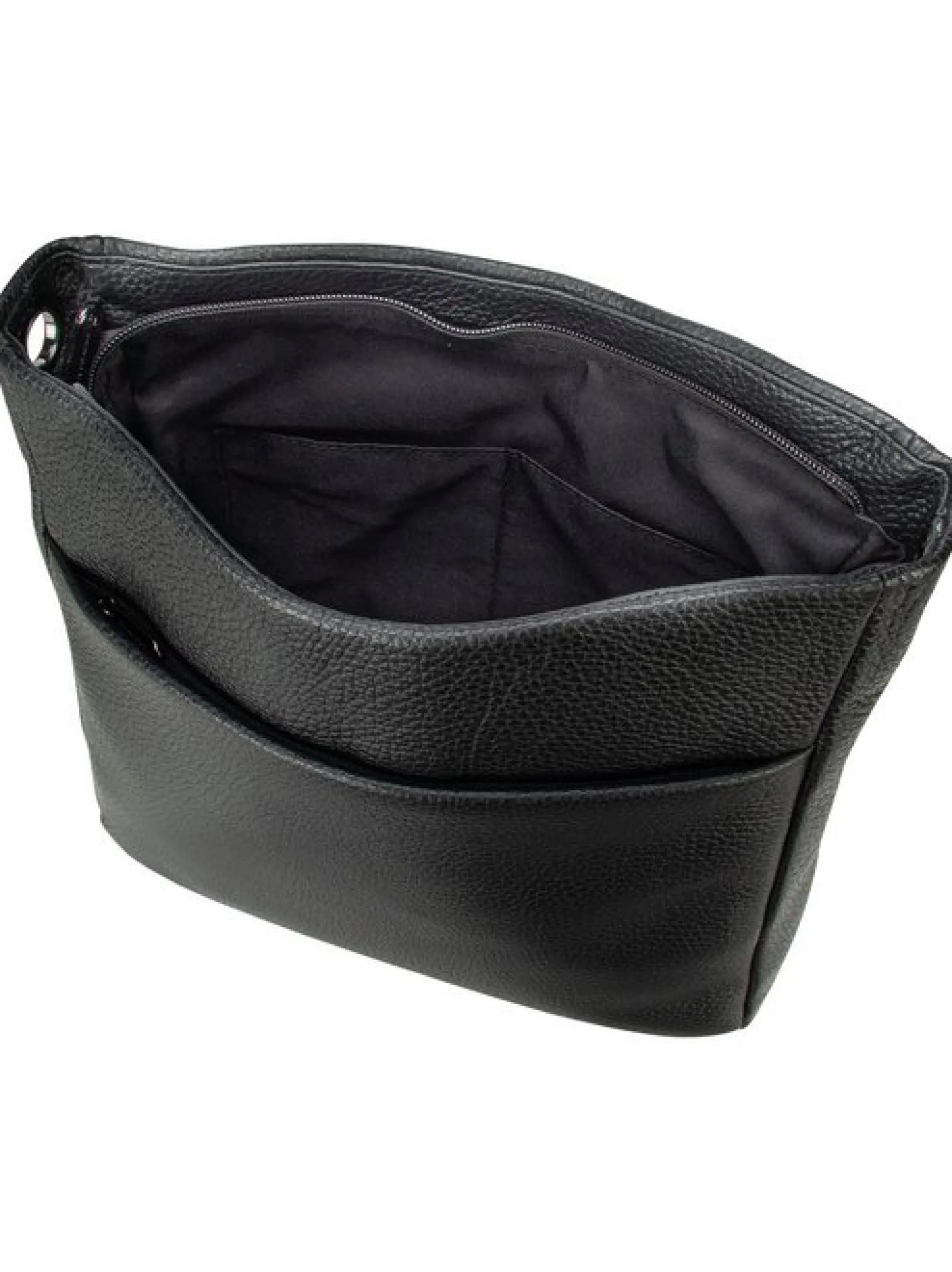 Mandarina Duck Damen Bodybag - Mellow Leder in schwarz